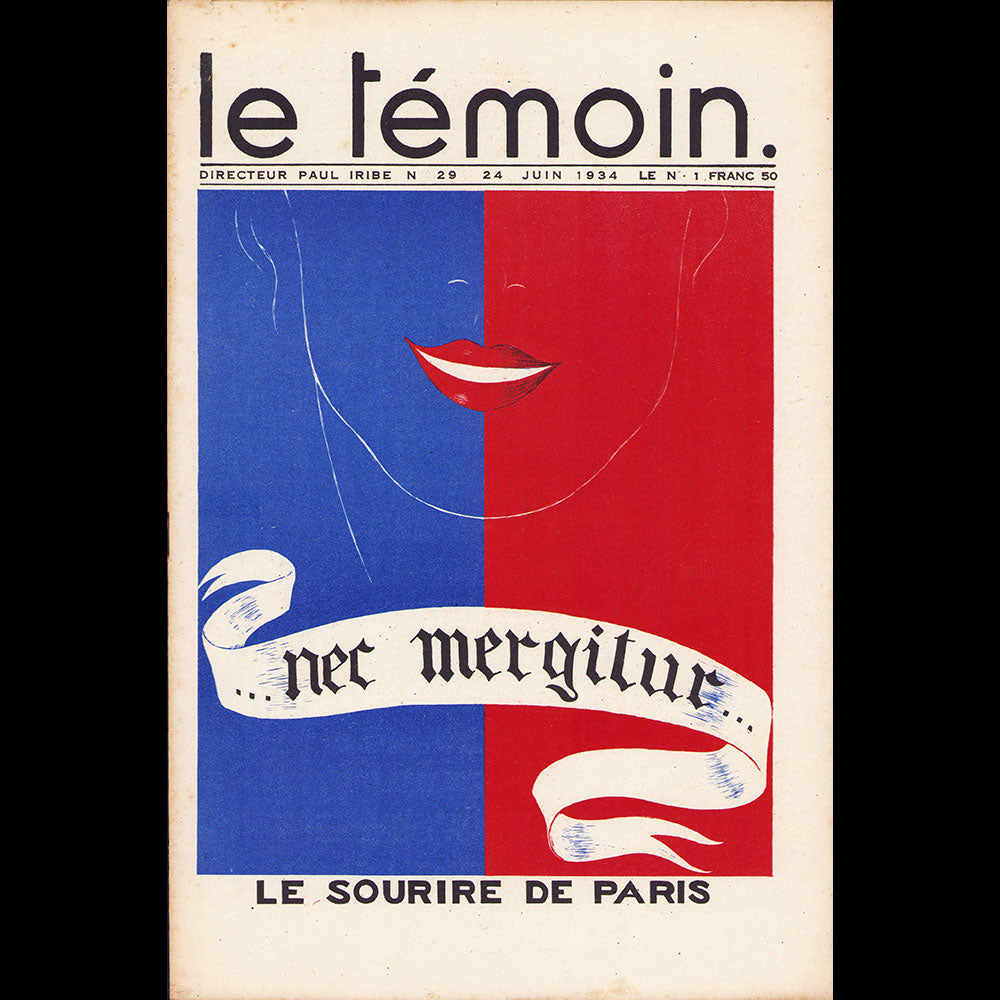 Paul Iribe - Le Témoin, collection complète (1933-1935)