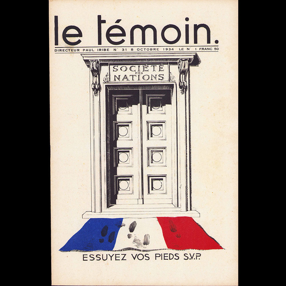 Paul Iribe - Le Témoin, collection complète (1933-1935)
