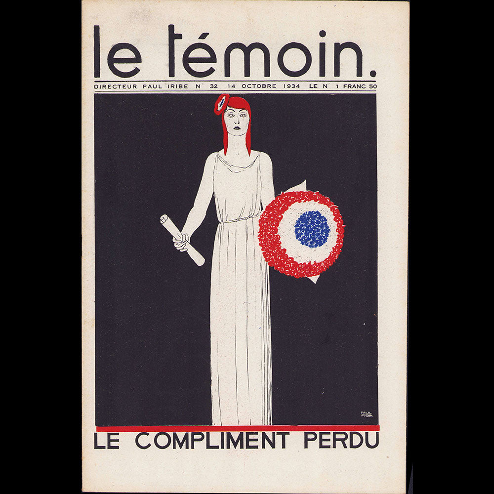 Paul Iribe - Le Témoin, collection complète (1933-1935)
