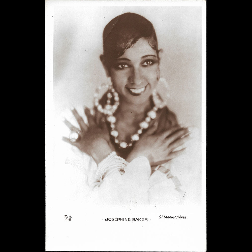 Manuel Frères - Josephine Baker chante. J'ai deux amours... Paris... Pernod Fils (circa 1931)