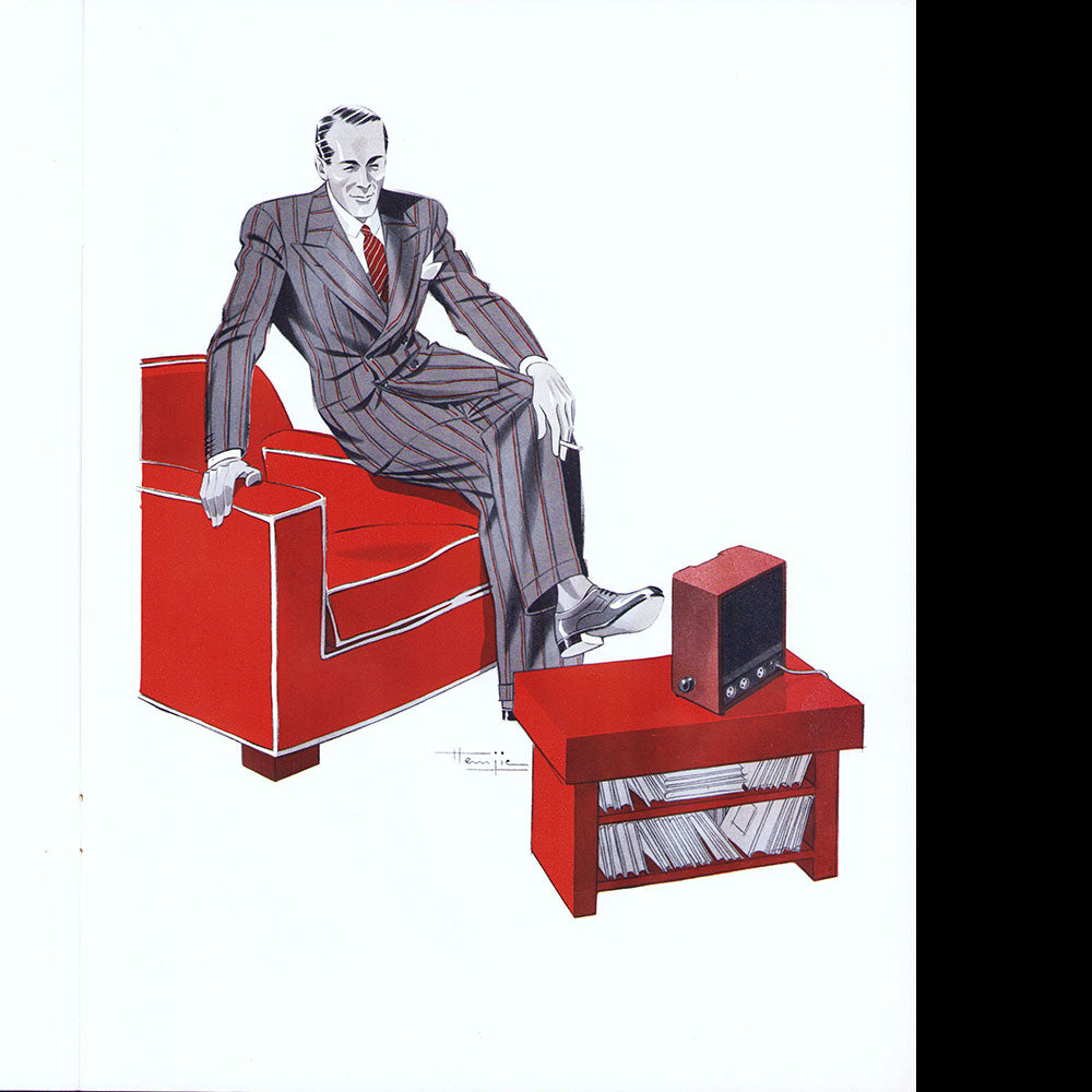 Le Journal de Monsieur, revue mensuelle de la mode masculine - Réunion de 11 numéros de l'année 1936