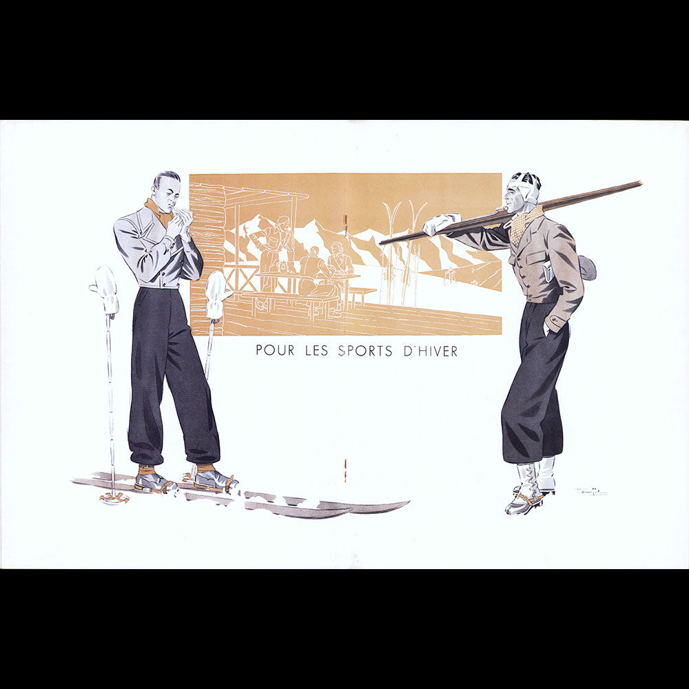 Le Journal de Monsieur, revue mensuelle de la mode masculine - Réunion de 11 numéros de l'année 1936