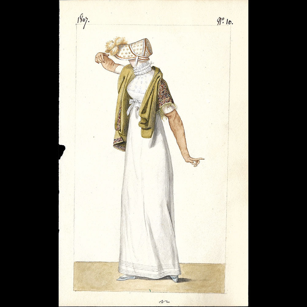 Dessin pour le Journal des Dames et des Modes (1807)
