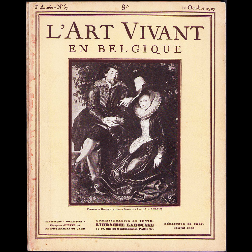 Norine - L'Art Vivant en Belgique (1er octobre 1927)
