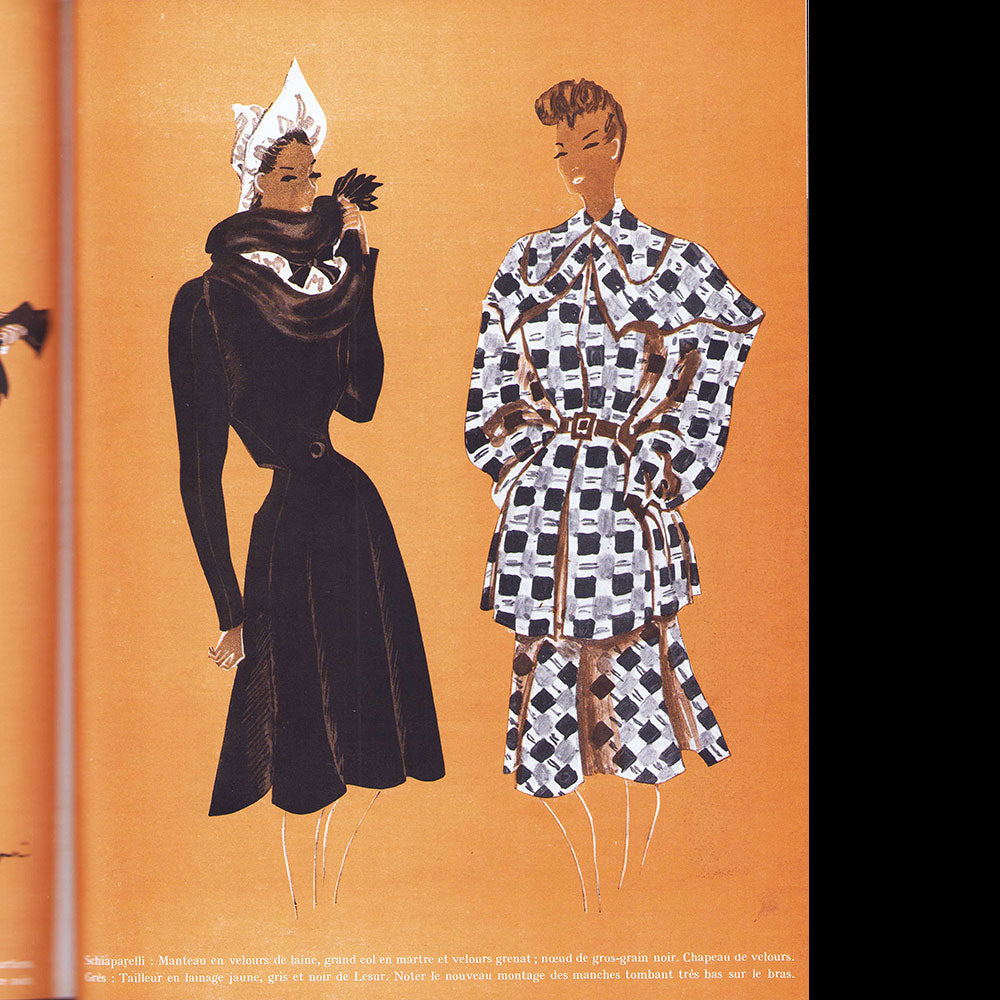 L'Officiel de la Couture et de la Mode - Réunion des 6 numéros de l'année 1945