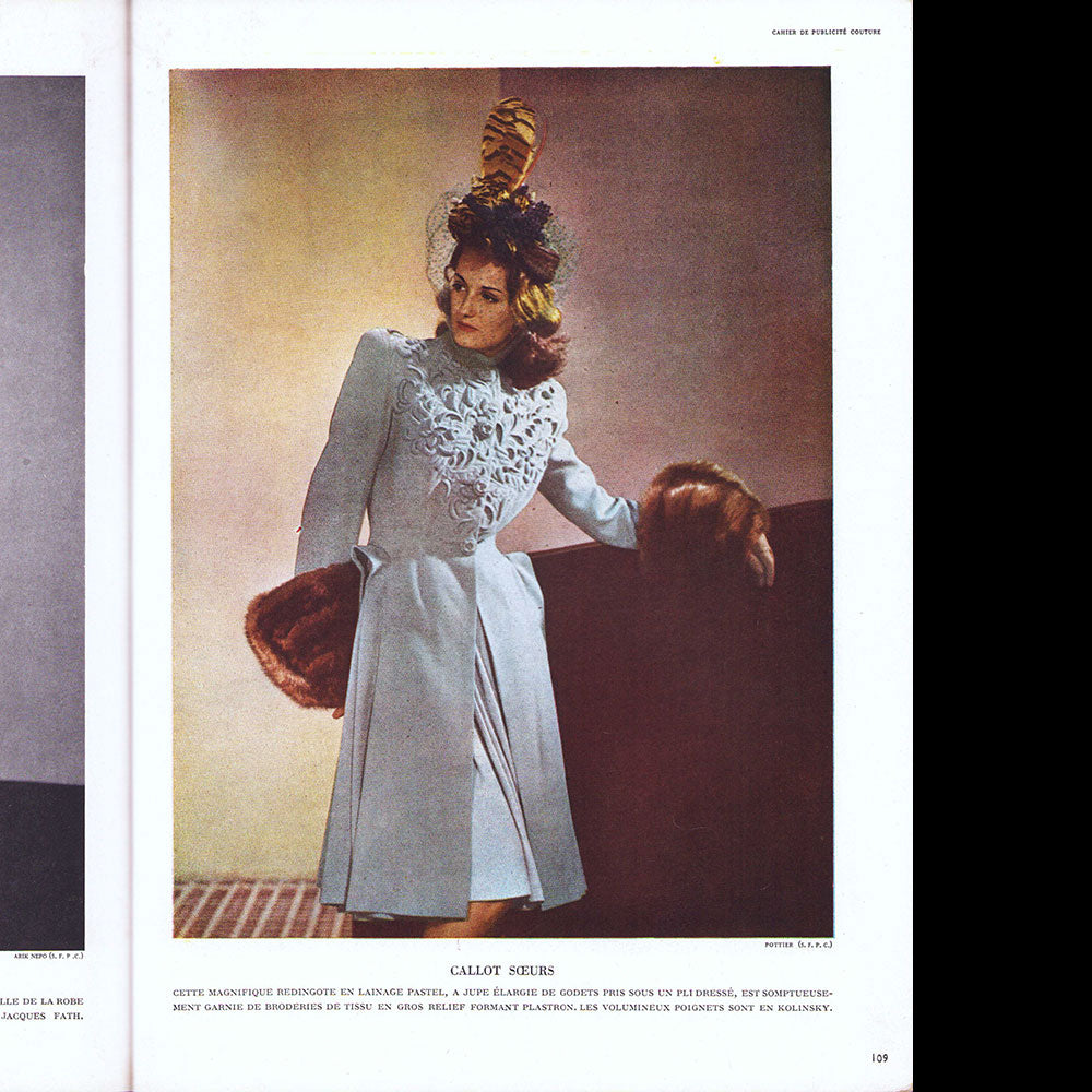 L'Officiel de la mode et de la couture de Paris - octobre 1945