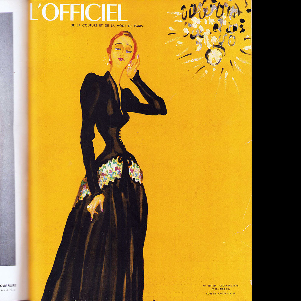 L'Officiel de la Couture et de la Mode - Réunion des 6 numéros de l'année 1945