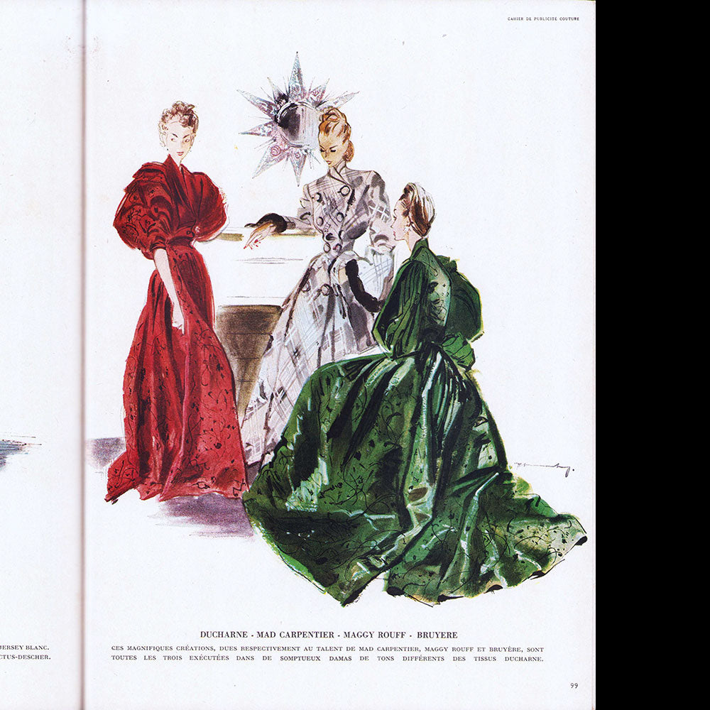 L'Officiel de la mode et de la couture de Paris - octobre 1945