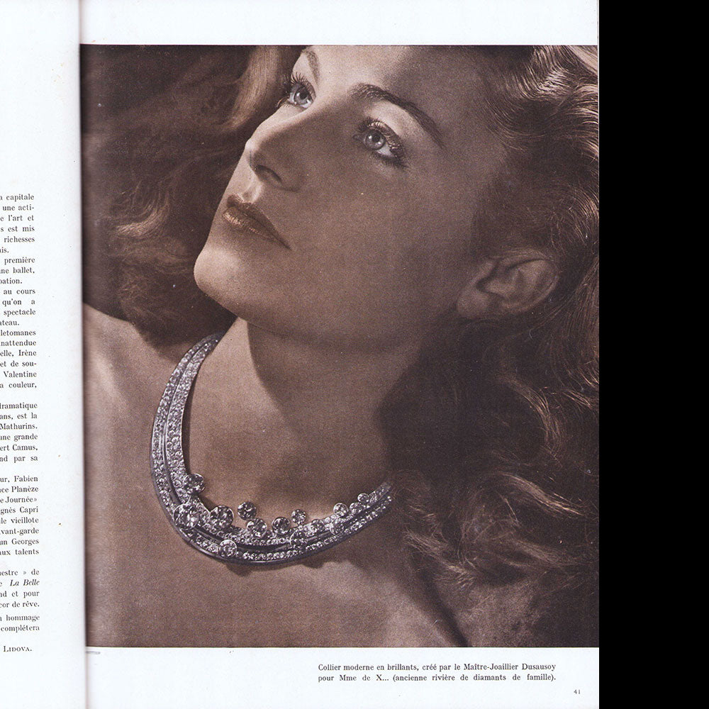 L'Officiel de la mode et de la couture de Paris - octobre 1945