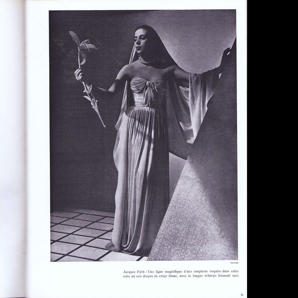 L'Officiel de la Couture et de la Mode - Réunion des 6 numéros de l'année 1945