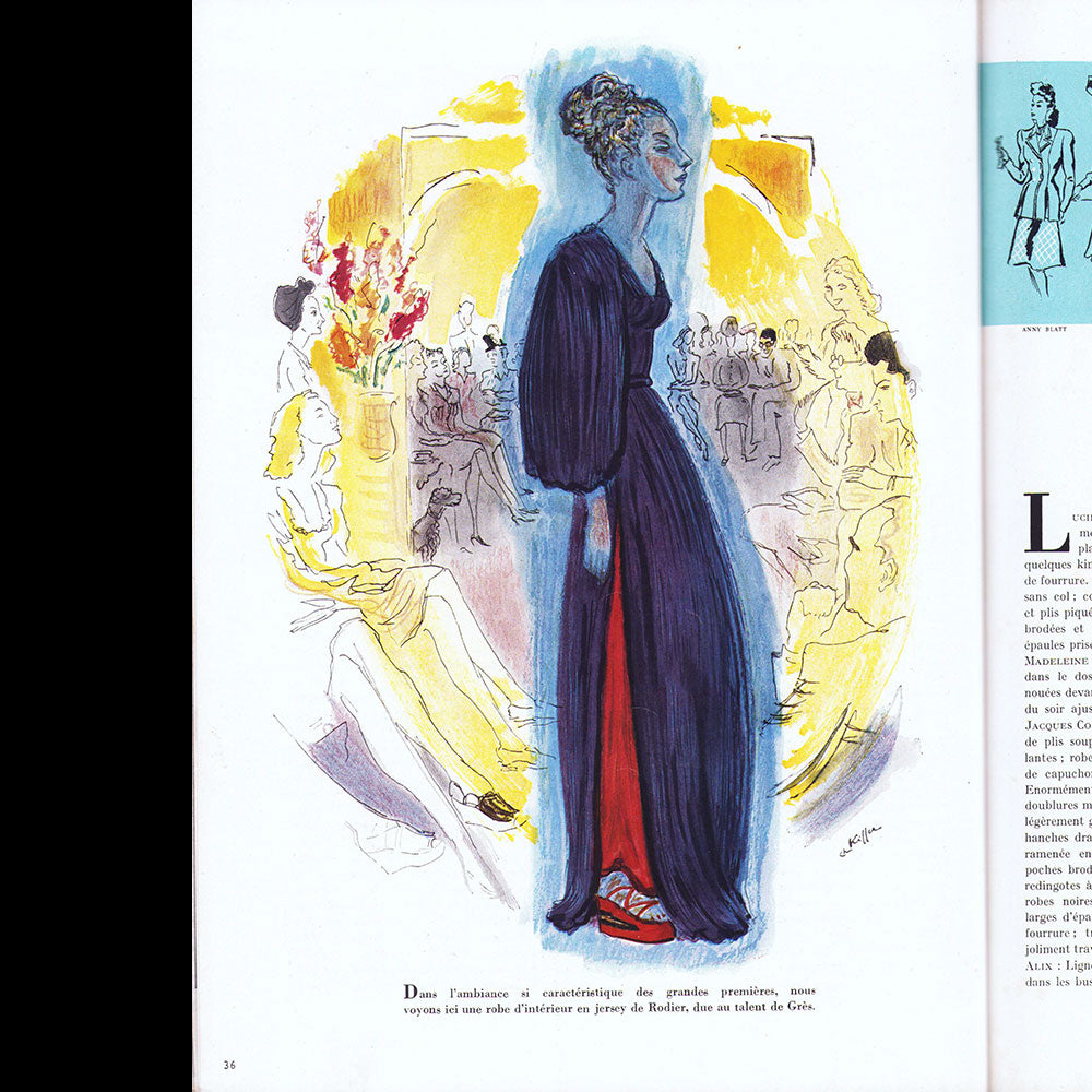 L'Officiel de la mode et de la couture de Paris - octobre 1945