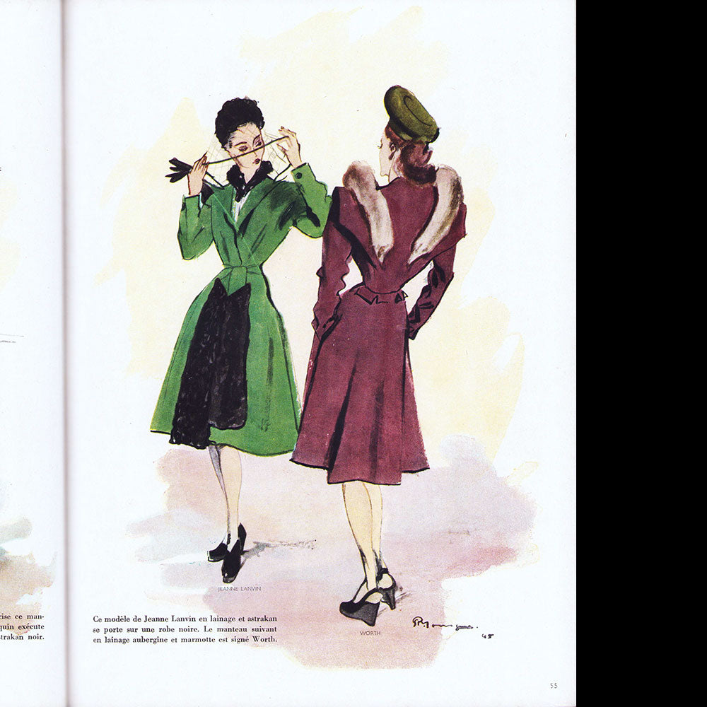 L'Officiel de la mode et de la couture de Paris - octobre 1945