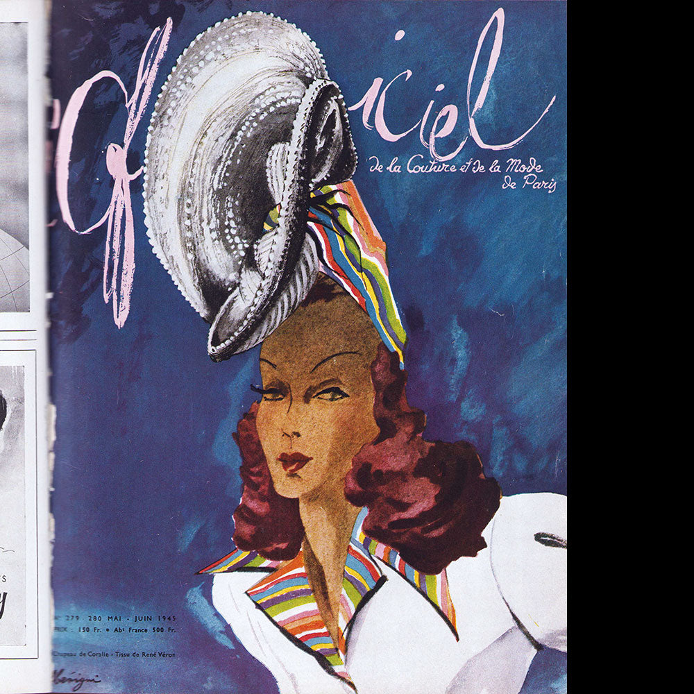 L'Officiel de la Couture et de la Mode - Réunion des 6 numéros de l'année 1945