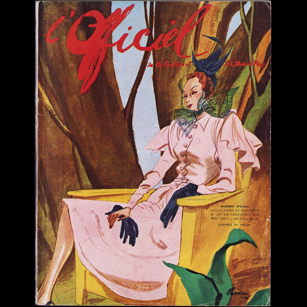 L'Officiel de la mode et de la couture de Paris - mars-avril 1945