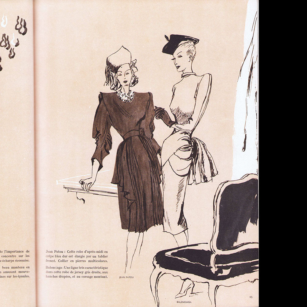 L'Officiel de la mode et de la couture de Paris - octobre 1945