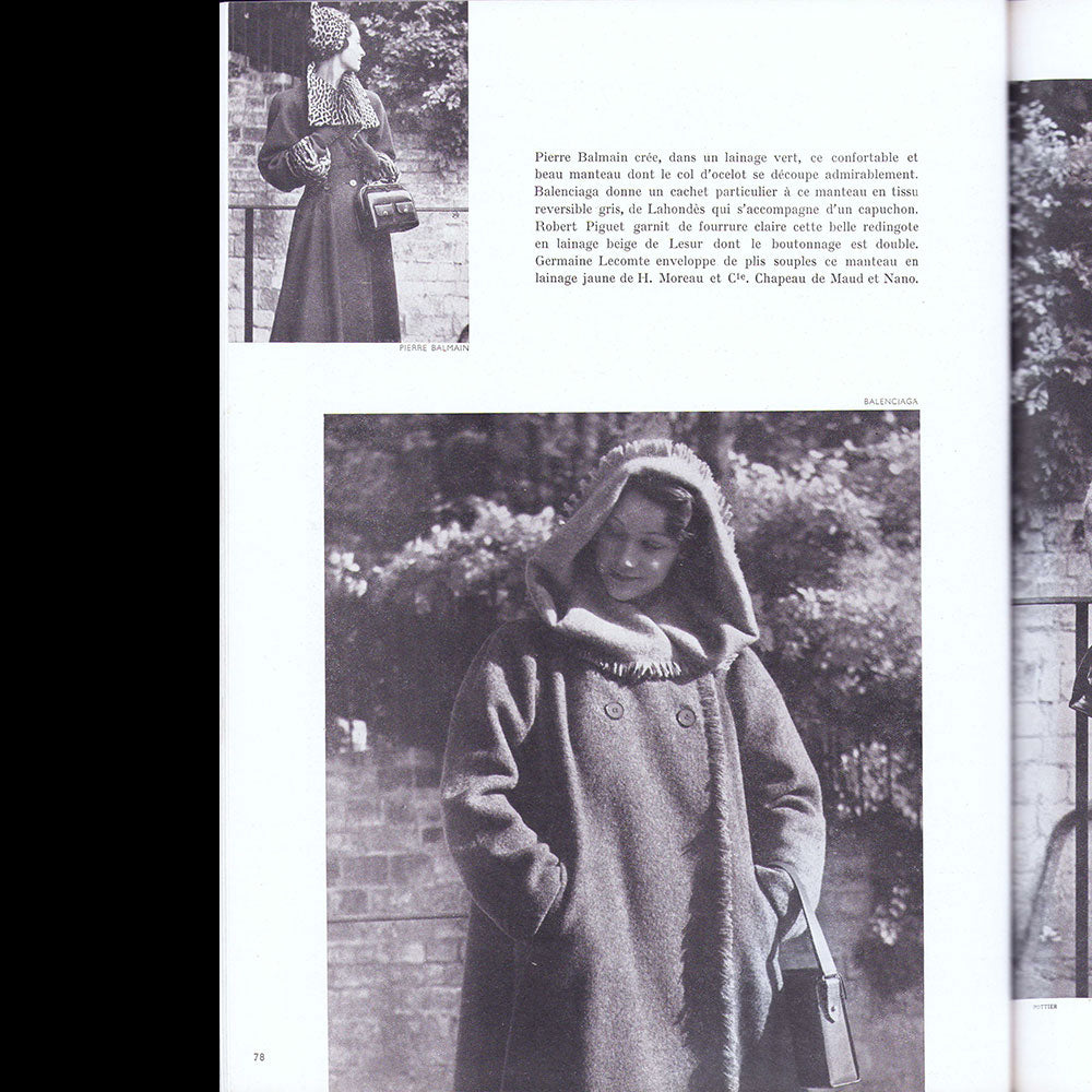 L'Officiel de la couture et de la mode de Paris, noël 1948