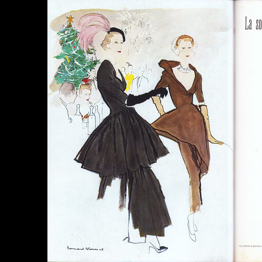 L'Officiel de la couture et de la mode de Paris, noël 1948