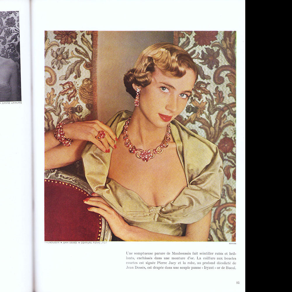 L'Officiel de la couture et de la mode de Paris, noël 1948