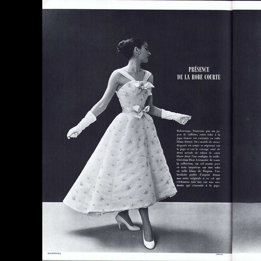 L'Officiel de la mode et de la couture de Paris - Collections de Printemps (mars 1954)
