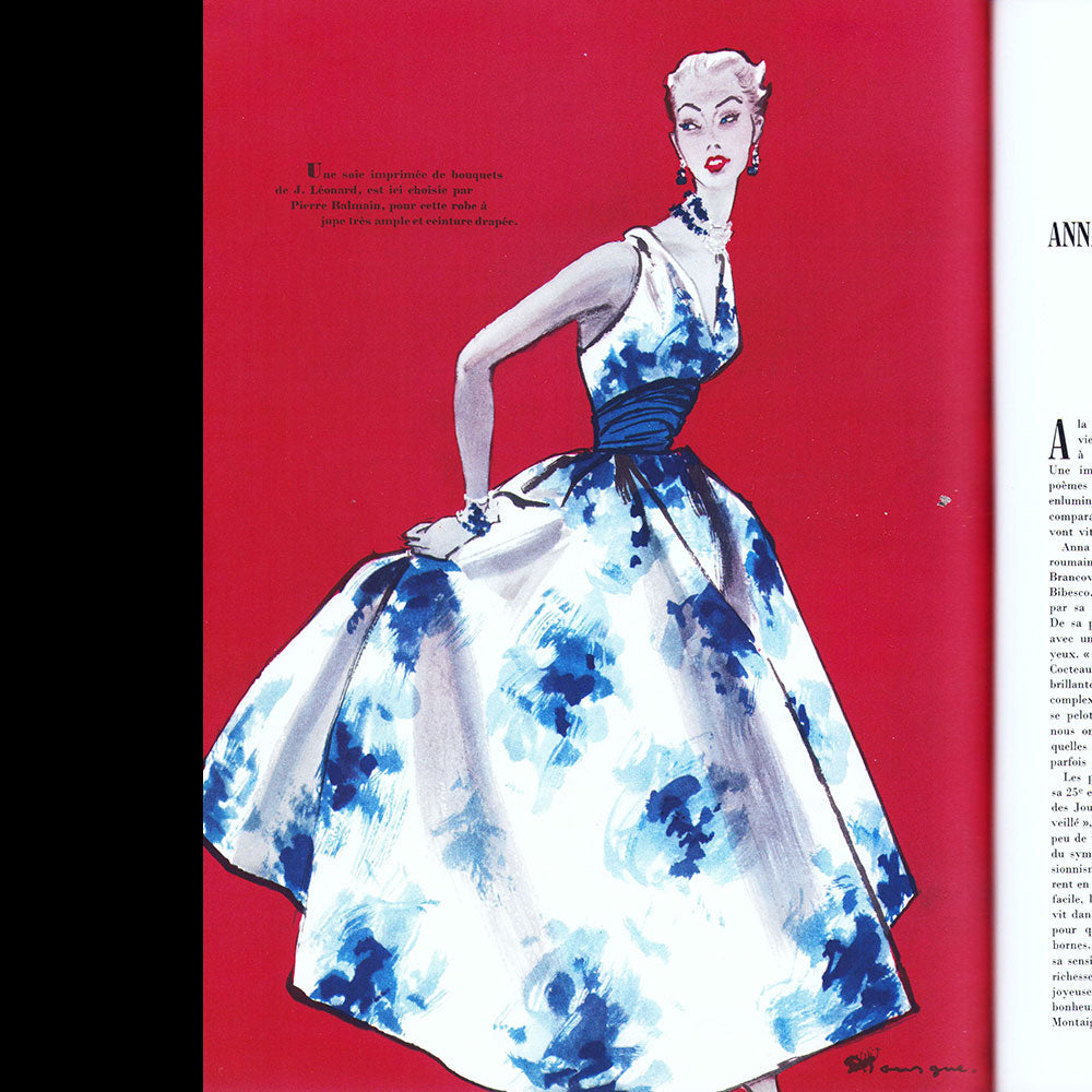 L'Officiel de la mode et de la couture de Paris - Collections de Printemps (mars 1954)