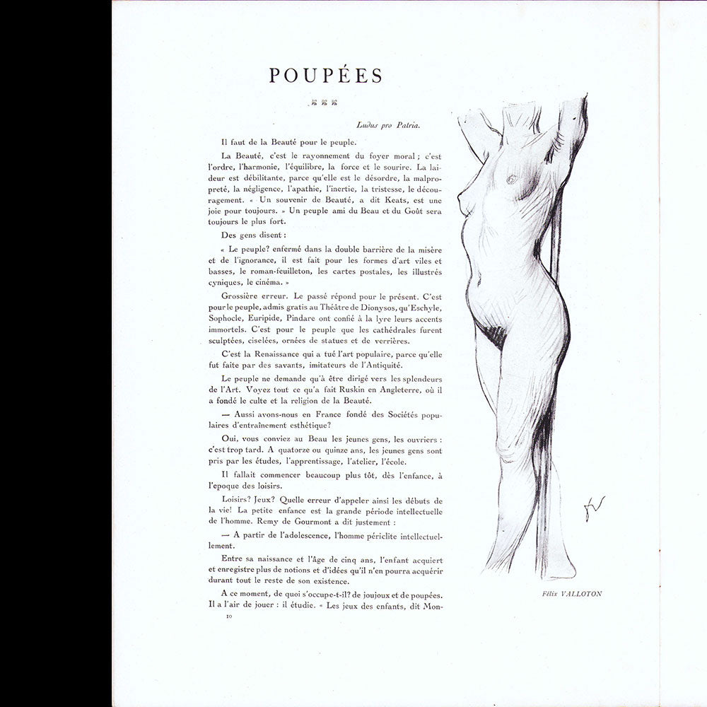 La Rose de France (juin 1917), couverture de Kees Van Dongen