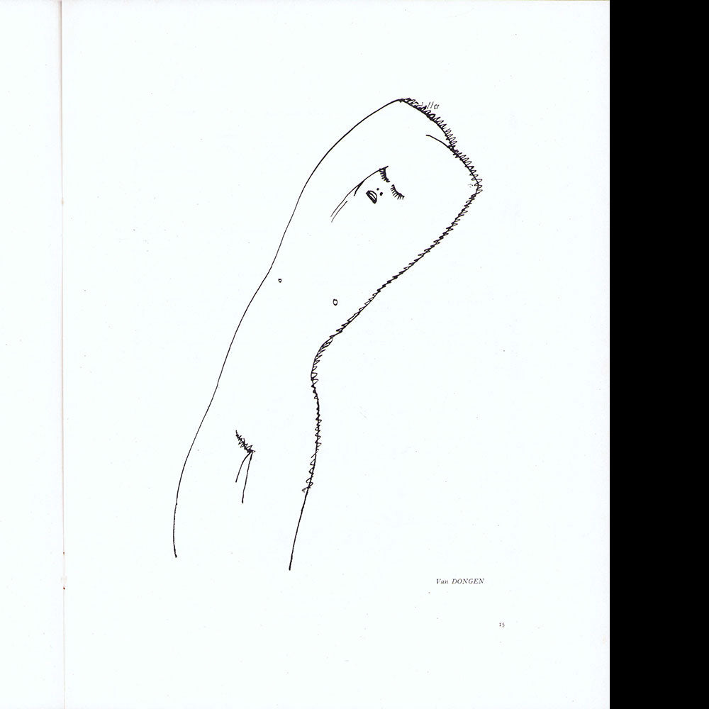 La Rose de France (juin 1917), couverture de Kees Van Dongen