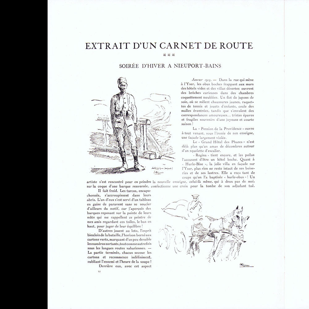 La Rose de France (mai 1917), couverture de Kees Van Dongen