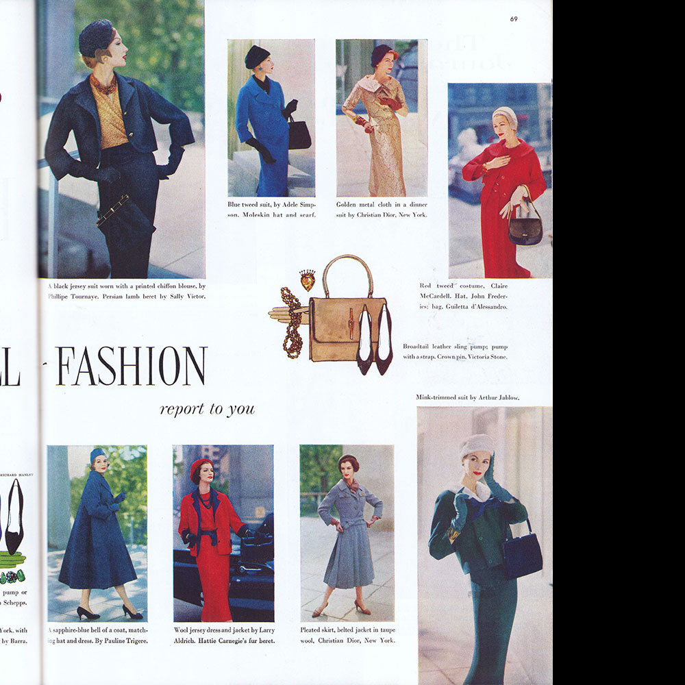 Ladies Home Journal (September 1957), Paris Fahsions