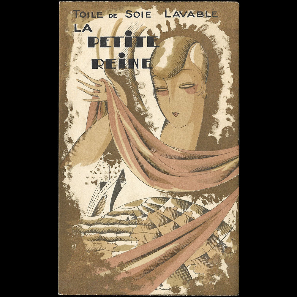 Aux Galeries Lafayette - La Petite Reine, toile de soie lavable (1920s)