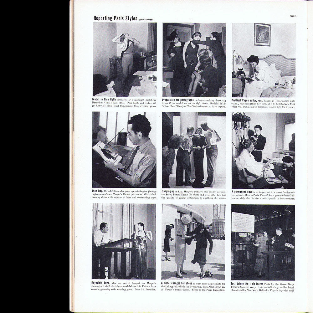 Life - Reporting Paris Style for US women (6 September 1937)