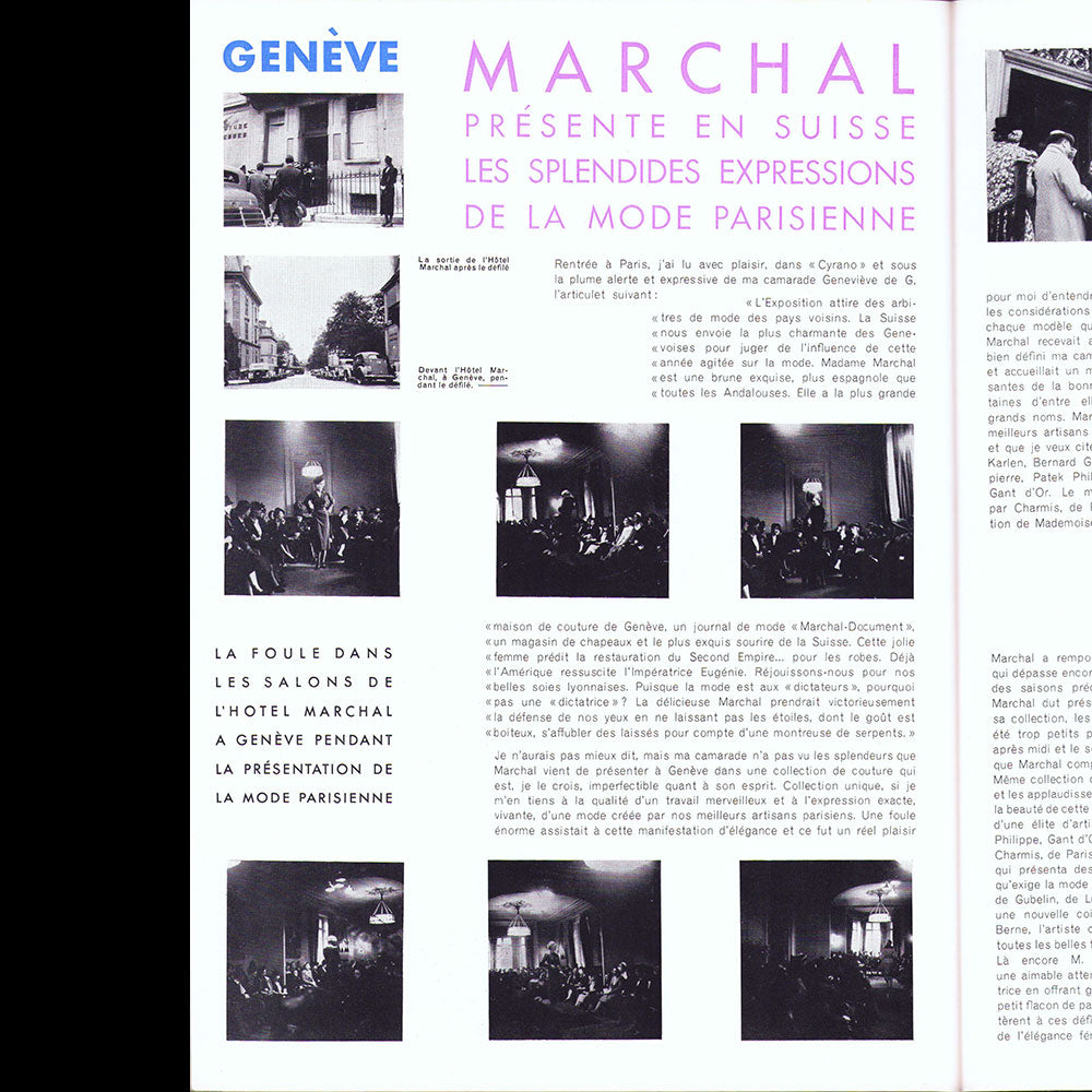 Marchal Document, n°9-10, septembre - octobre 1937