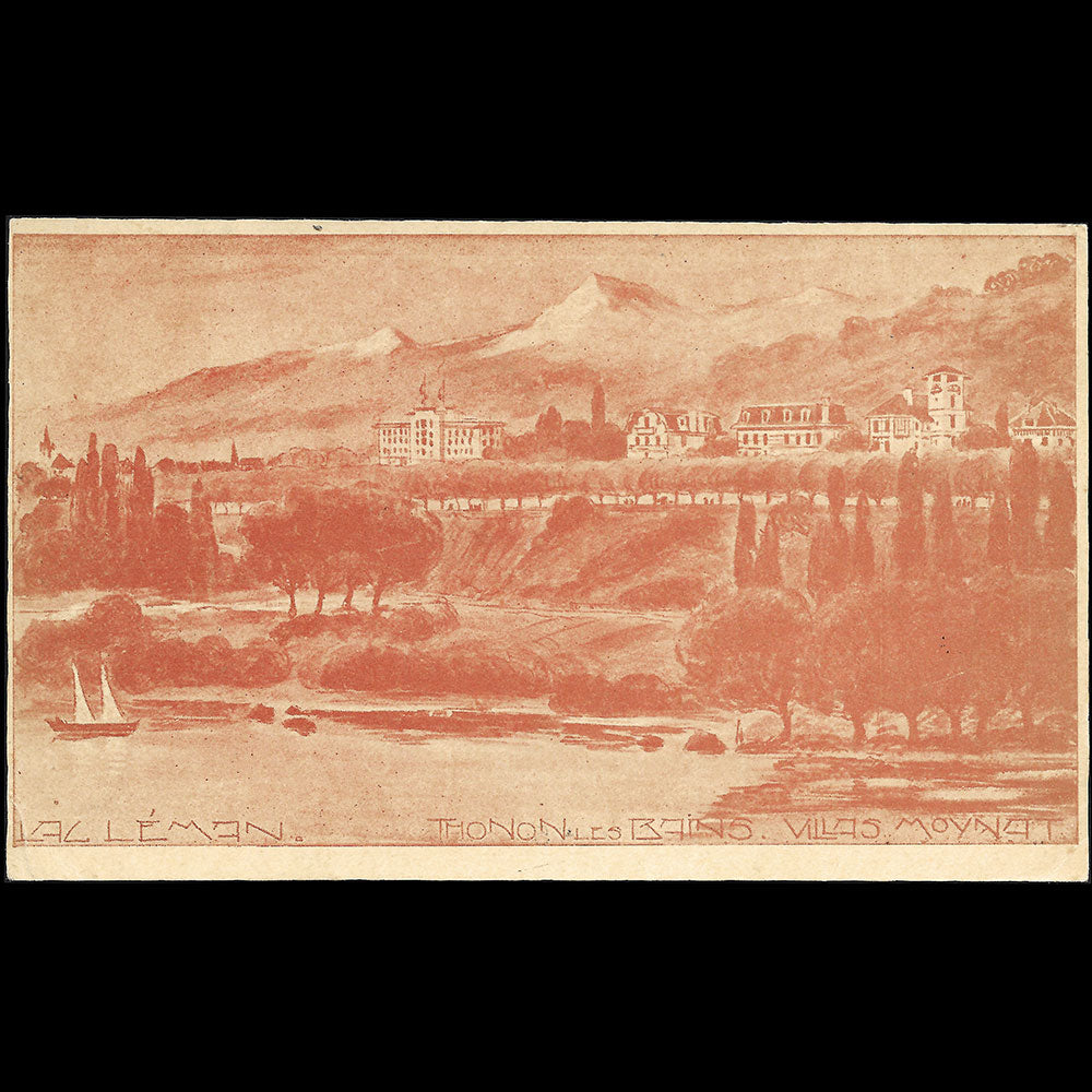 Moynat - Le Lac Léman, Thonon les Bains, Les Villas Moynat (1910s)