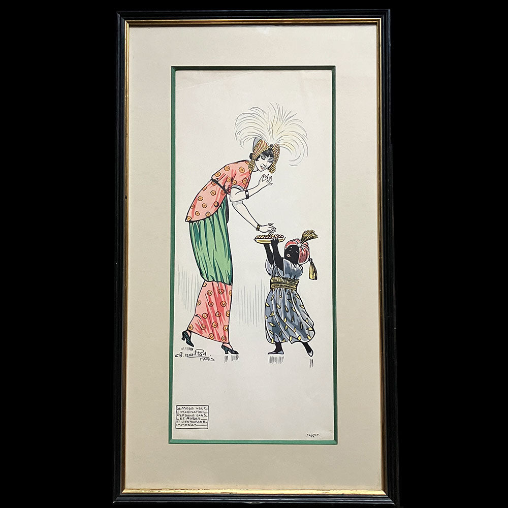 Charles Naillod - La Mode veut l'Imagination Persane dans les Robes et l'Entourage immédiat (1910s)