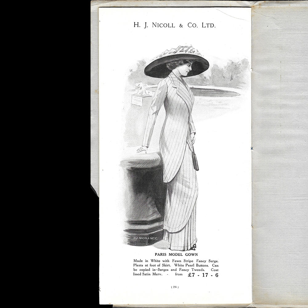 H. J. Nicoll - Fashionable Gowns for Spring and Summer, catalogue de la maison, 114-120 Regent Street, Londres (1913)