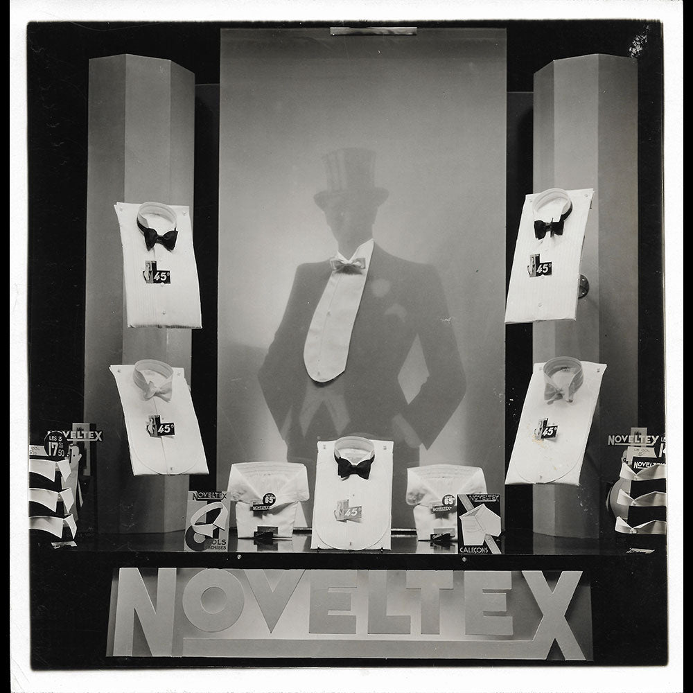 Noveltex - Vitrine de chemises des grands magasins du Printemps (1934)