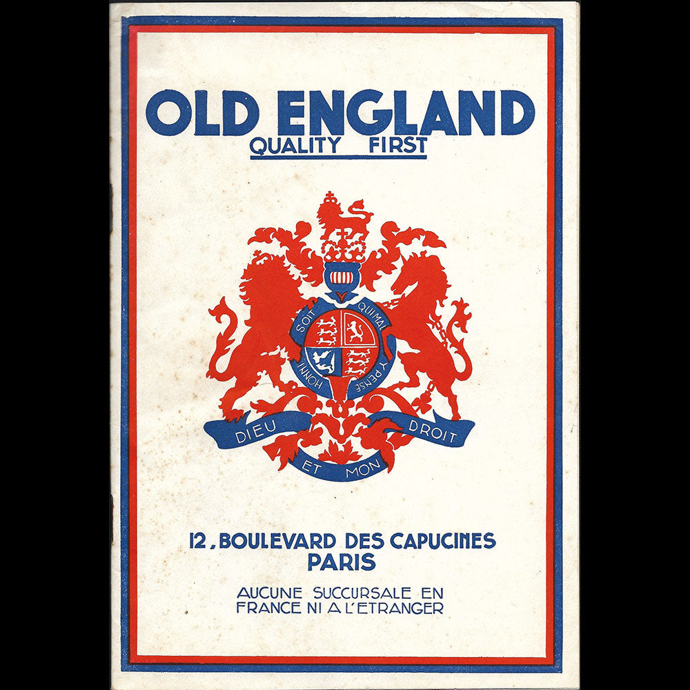 Old England - Catalogue (1930s)