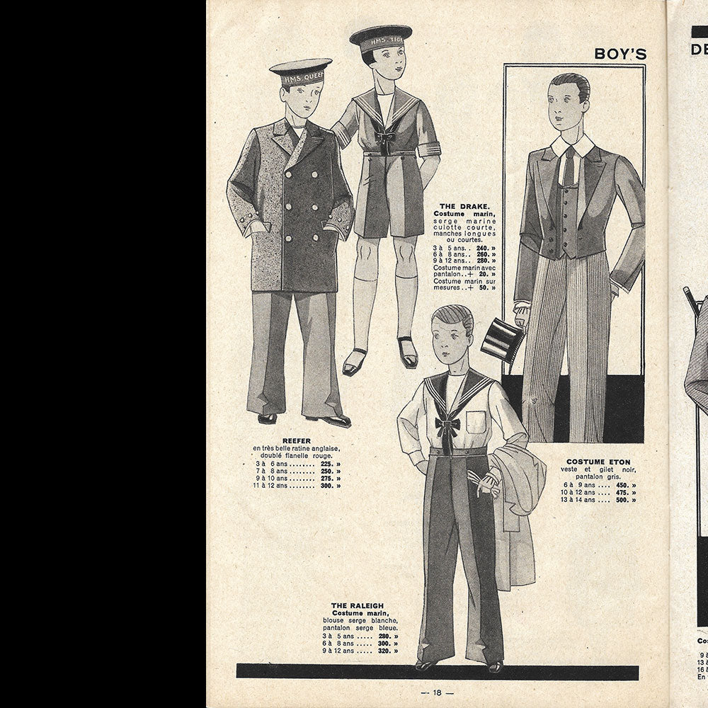 Old England - Catalogue Nouveautés pour l'Hiver (1930s)
