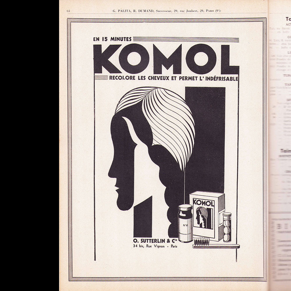 Palita - Spécialités en Parfumerie, catalogue (1936)