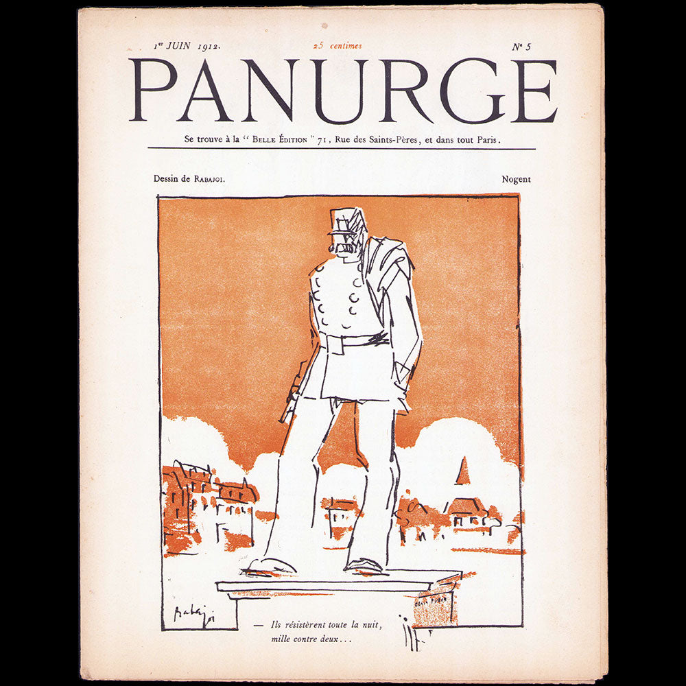 Panurge - Réunion des 15 numéros (15 avril 1912 - 6 janvier 1913)