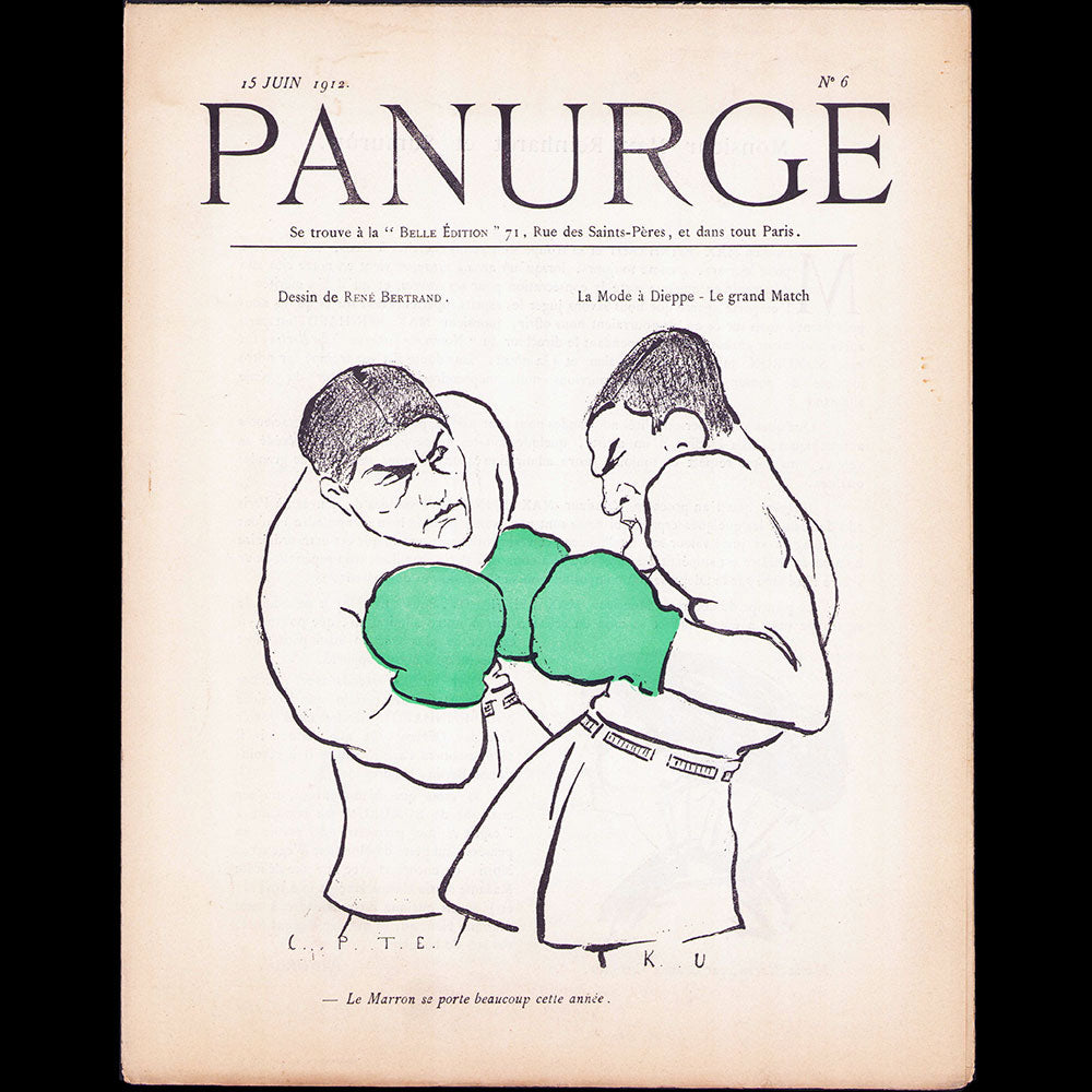 Panurge - Réunion des 15 numéros (15 avril 1912 - 6 janvier 1913)