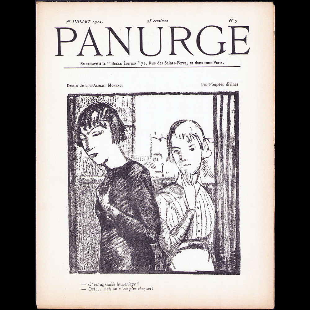 Panurge - Réunion des 15 numéros (15 avril 1912 - 6 janvier 1913)