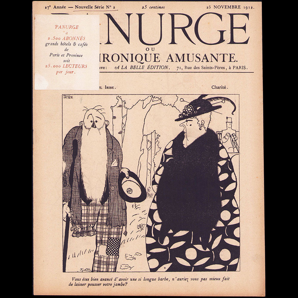 Panurge - Réunion des 15 numéros (15 avril 1912 - 6 janvier 1913)