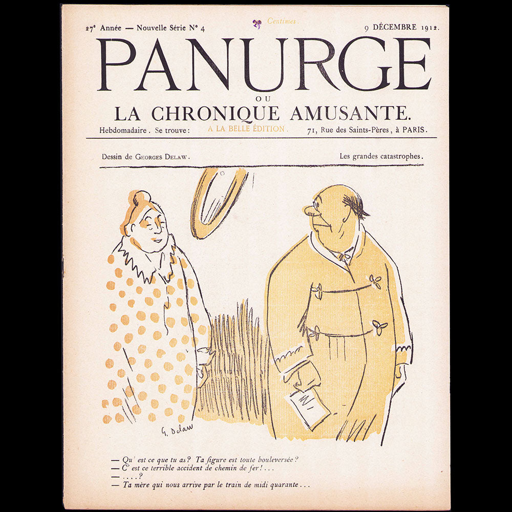 Panurge - Réunion des 15 numéros (15 avril 1912 - 6 janvier 1913)