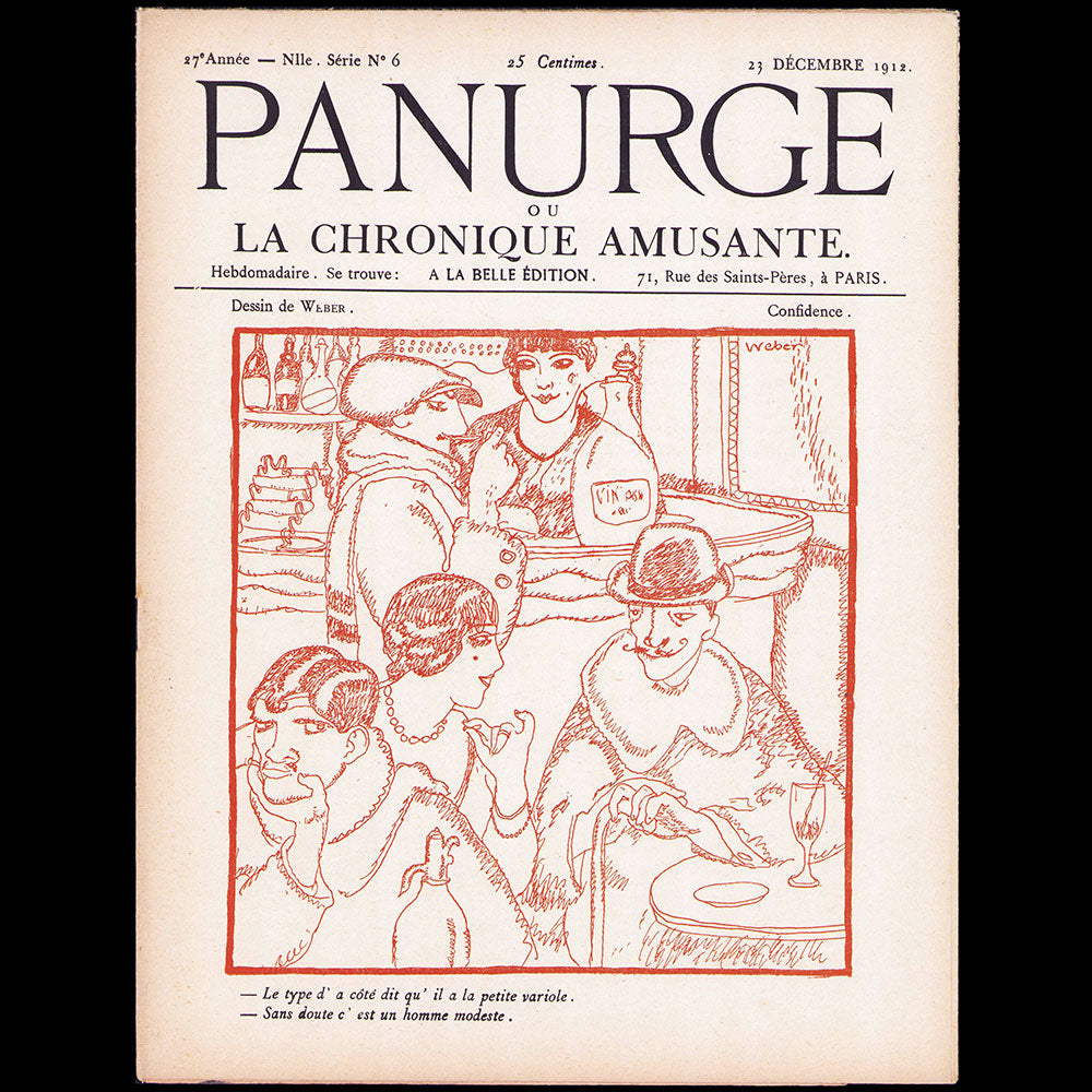 Panurge - Réunion des 15 numéros (15 avril 1912 - 6 janvier 1913)