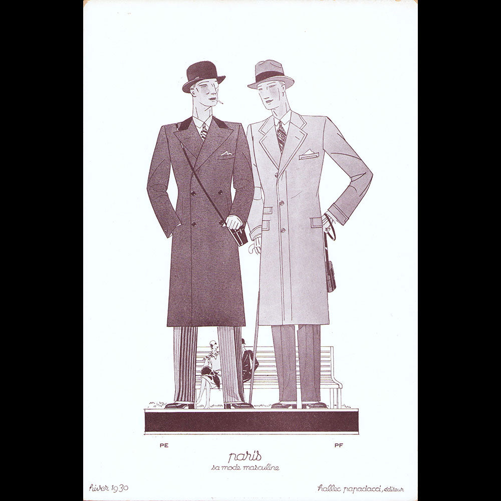 Paris, sa mode masculine, hiver 1930