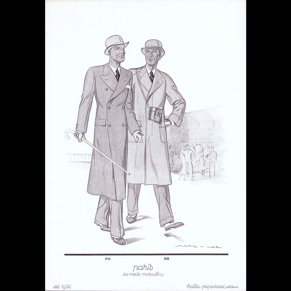 Paris, sa mode masculine, été 1932