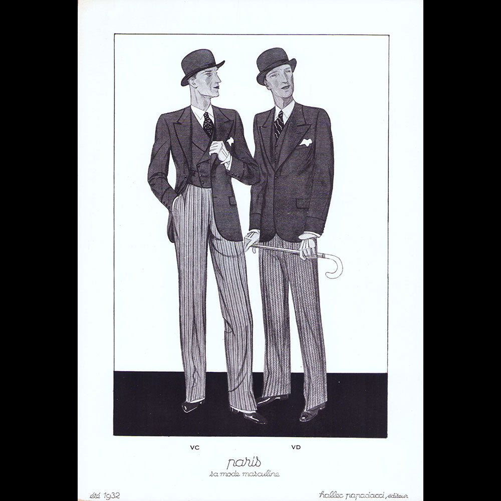 Paris, sa mode masculine, été 1932