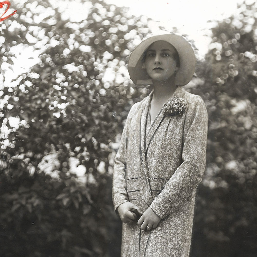 Jean Patou - Ensemble d'après-midi porté par Helen Mills (1930)