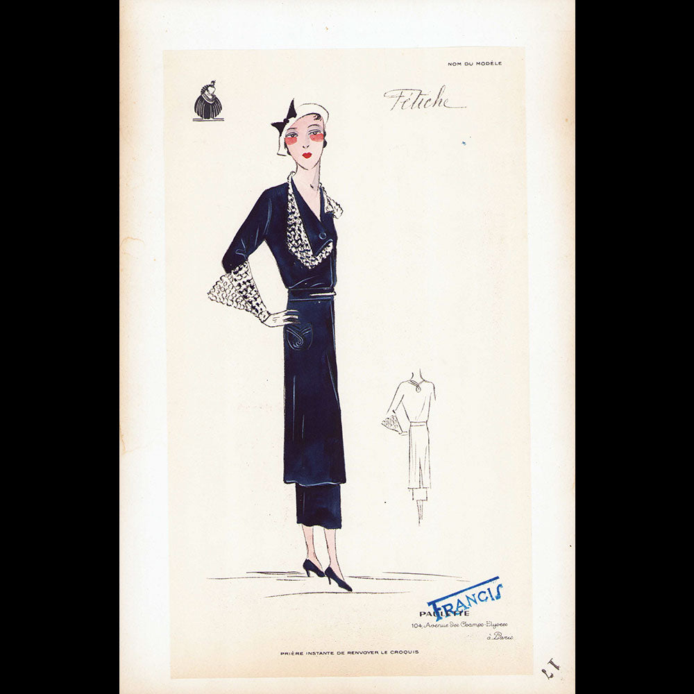 Paulette - Robe Fétiche (1930s)