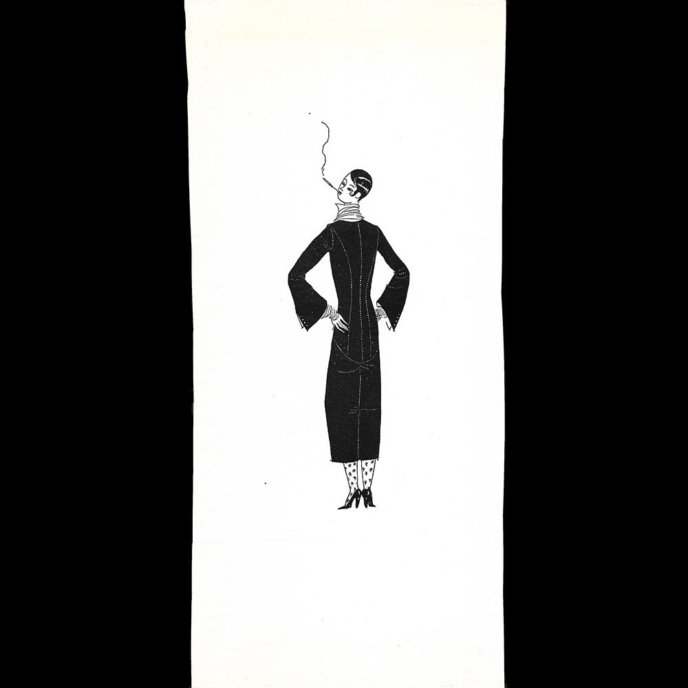 Elégante à la mode garçonne - Epreuve de Georges Lepape (1927)